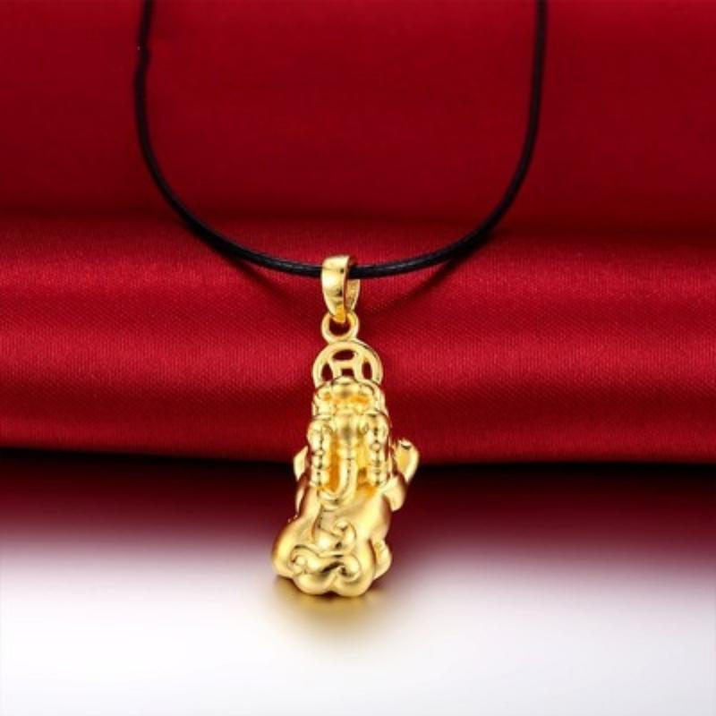 Product Introduction of Brass Gold-Plated 3d Hard Gold Pi Xiu Bracelet Imitation Gold Women's Bracelet Korean Gold-Plated Suit Fashion Beading 26