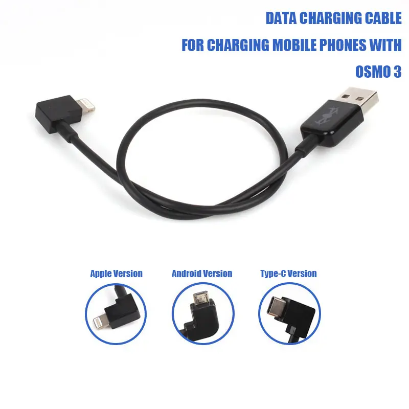 Remote Controller Data Cable Type-C to Micro USB forOSMO Mobile 6SPARK Accessories