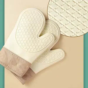 WELINA | Sarung Tangan Tahan Panas Silikon Cooking Gloves Oven Mitt