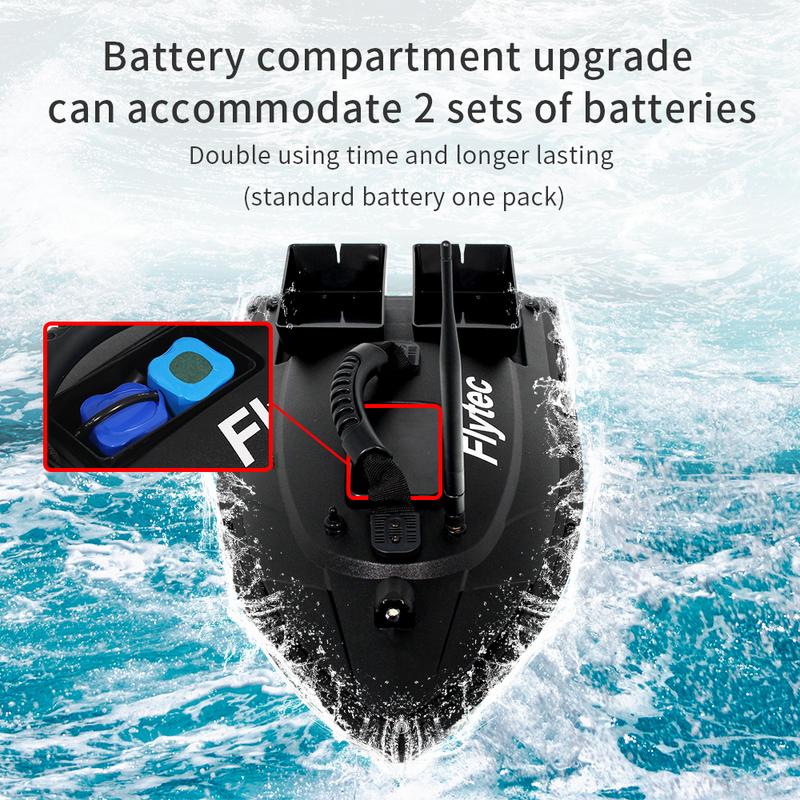 Product Introduction of Flytec 2011-5 500M Remote Control Carp Fishing RC Bait Boats 1.5 kg Loading Smart Fishing Hook Attach Tool Radio Control Toys 16