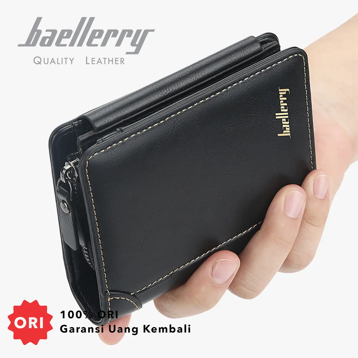 Dompet Pendek Pria Kulit BAELLERRY D9159