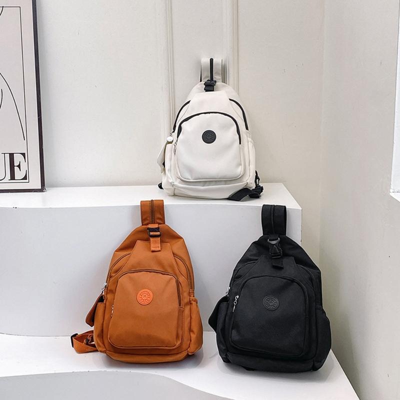 THOMASLEW Knapsack Oxford Cloth Male Sling Backpack Adjustable Strap Multi Functional Outdoor Waist Bag Fashion Large Capacity Sports Walking Bag Work 2