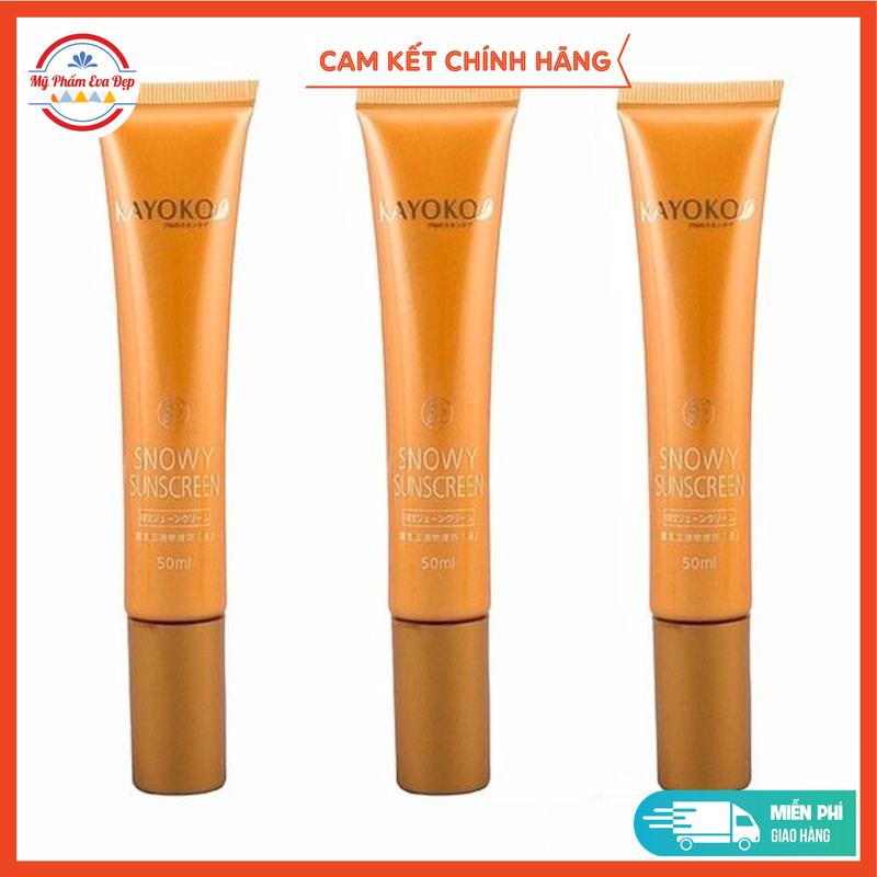 Kem Chống Nắng Trang Điểm BB Kayoko Nhật Vàng Lên Tone Trắng Đẹp Kem Nền Suncream