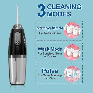 Electric Dental Water Flosser Rechargeable Pembersih Gigi Semprot 0950
