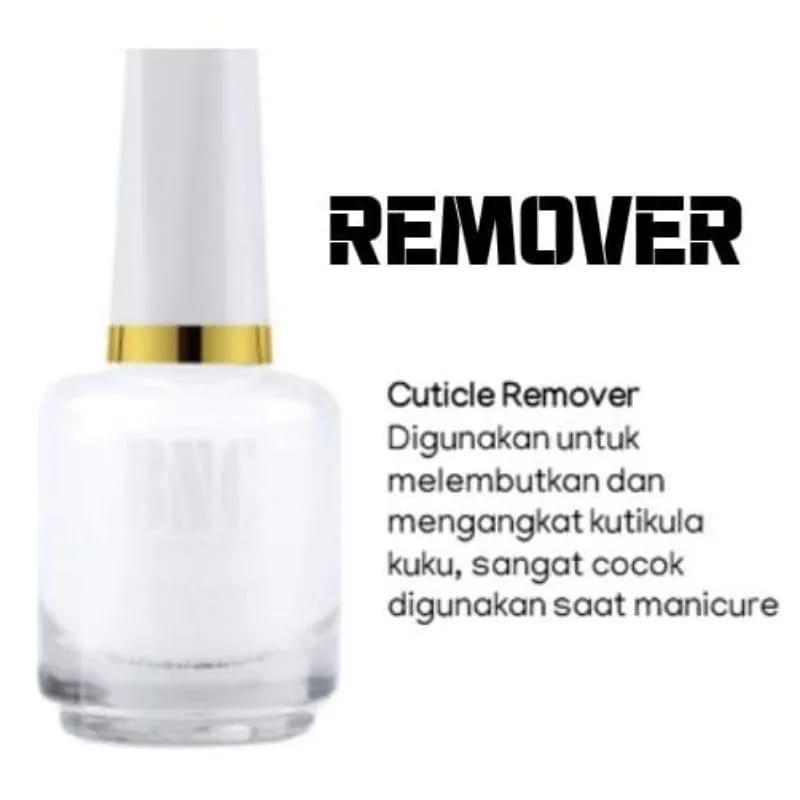 BNC Vitamin Kutek Kuku Cuticle remover / TOP Base Coat / Oil Softener Minyak Pelindung Manicure Pedicure Nail Polish Cream Krim Gel Polish Termurah Art Kering Kuning 5