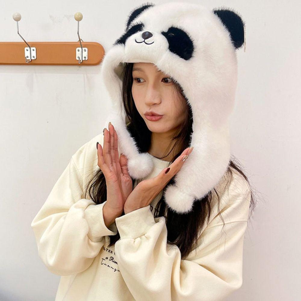 Plush Toy Storytelling Panda Plush Hand Puppet Simulation Soft Panda ...
