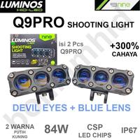 Gambar C - 2Pcs LUXIMOS Q9 PRO 84W Lampu LED Tembak Sorot Projektor Laser 2Warna + Devil Eyes Garansi Resmi - Q9PRO Purple dari bohlamhid Kota Tangerang 3 Tokopedia