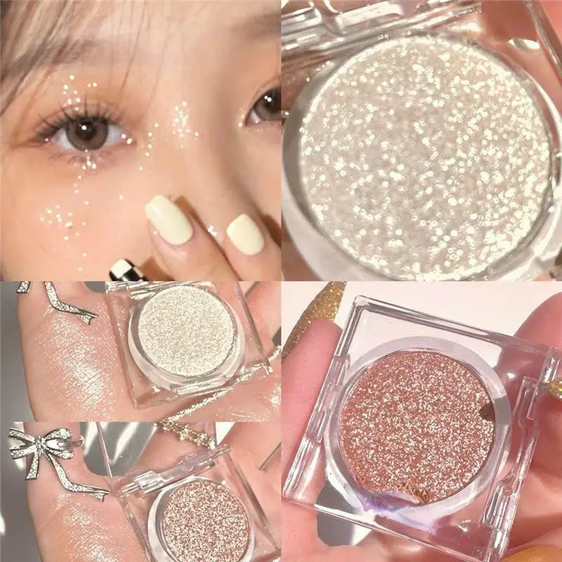 Phấn Mắt Sáng Đơn Sắc Ánh Nhũ Ngọc Trai Lấp Lánh Lâu Trôi Không Thấm Nước