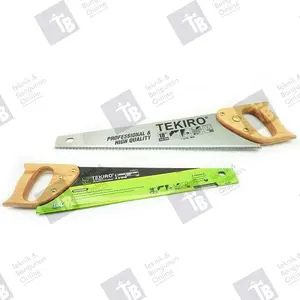 Tekiro Gergaji Tangan Gagang Kayu 3 mata 18 & 20 Inch
