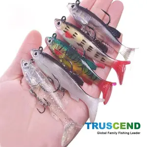 TRU Umpan Ikan Minnow Tenggelam 8.5cm/13g Umpan Pancing Lembut Umpan Pancing Buzz Bait Umpan Plastik Lembut