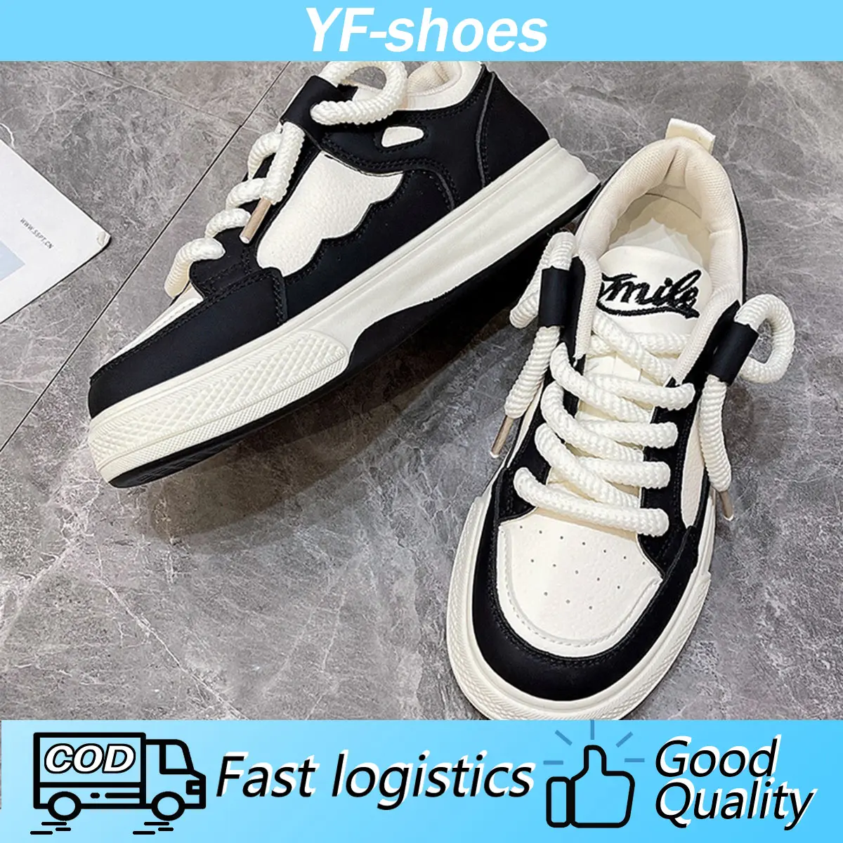 【50%SALE】New Korean style student casual sports shoes for women flat hot-selling sneakers