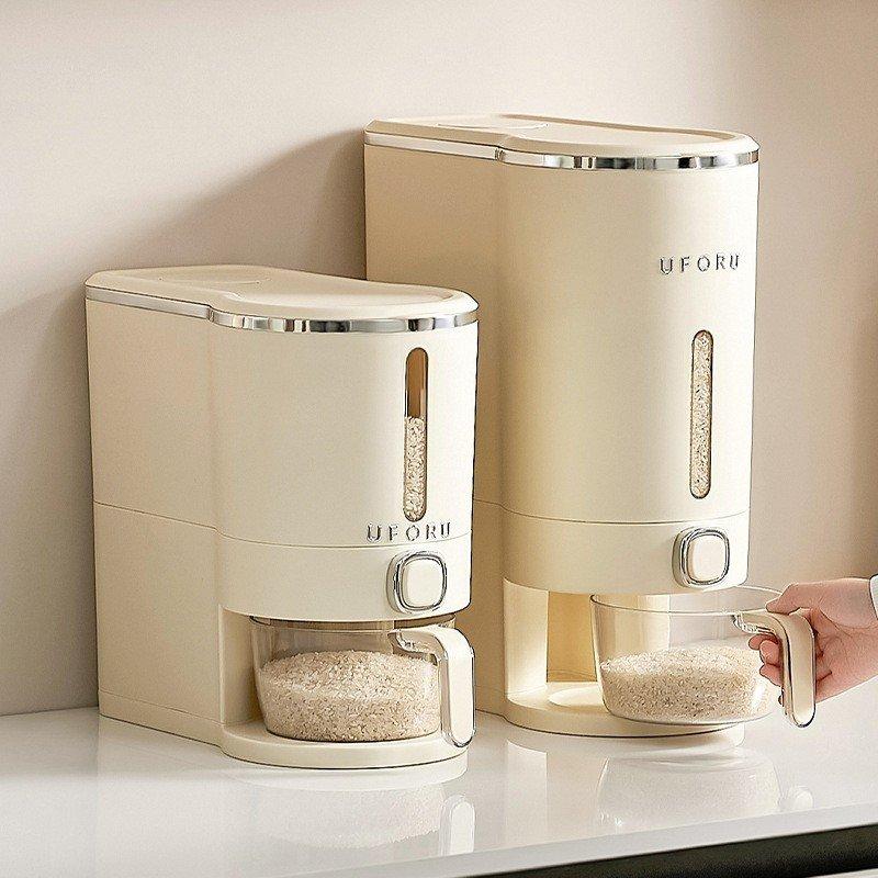 Thùng đựng gạo thông minh UFORU dung tích 5kg-10kg, chống mối mọt, ẩm mốc hiệu quả AM21