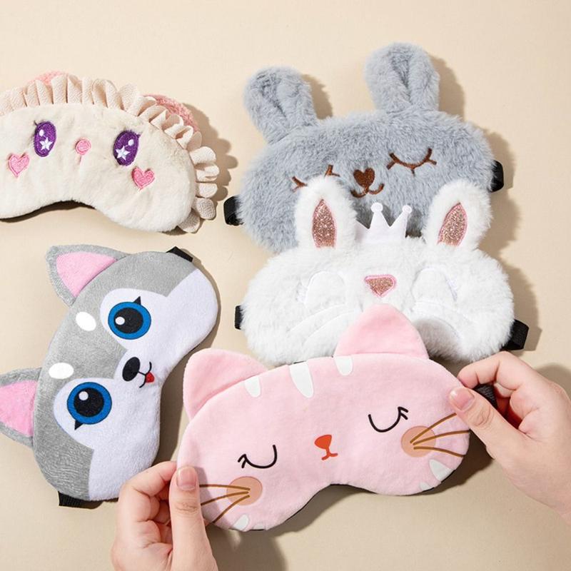 Product Introduction of moiistty Lunch Break Cute Eye Mask Cartoon Breathable Sleeping Eye Patch Blackout Eye Care Tools Eyepatch 9