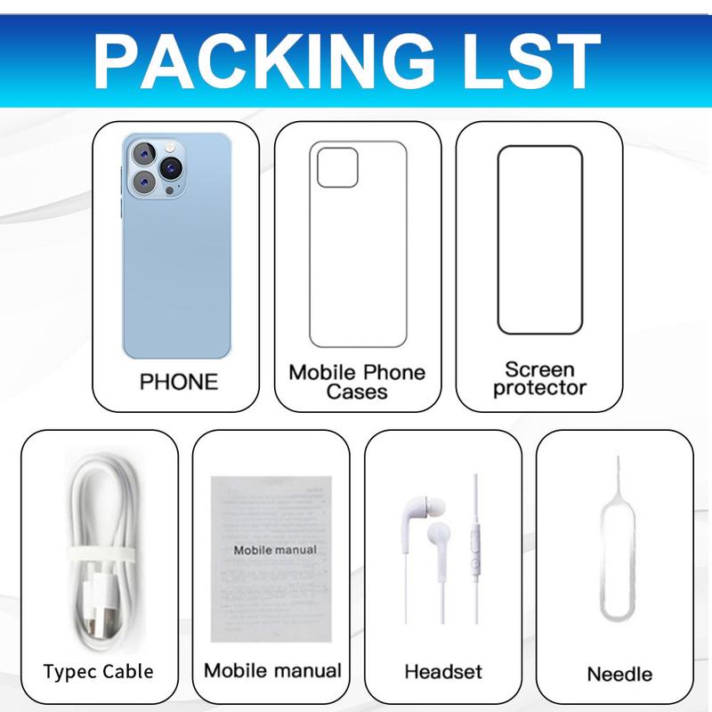 Product Introduction of 2025 Điện thoại thông minh mới i15 phiên bản hiệu suất cao 16+1T 16  pro  max  256gb 14
