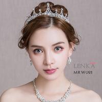 Gambar [STOK TERABTAS] HEADPIECE HIJAB CROWN BRIDAL ASESORIS PERNIKAHAN MRW021 - Silver dari Lenka Wedding Shop Kota Surabaya 1 Tokopedia