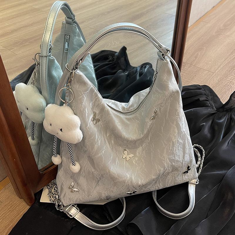 Túi HOT Đeo Chéo Đeo Vai Đeo Balo Túi Tote Họa Tiết Con Bướm Sức Chứa Lớn Đa Công Năng Đi Làm Đi Học Nữ Bag