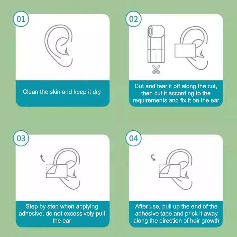 Product Introduction of 1 Roll Baby Ear  Infant Protruding Ears Correction Silicone Kids Ear Aesthetic s Patch Sticker Ear Care 23