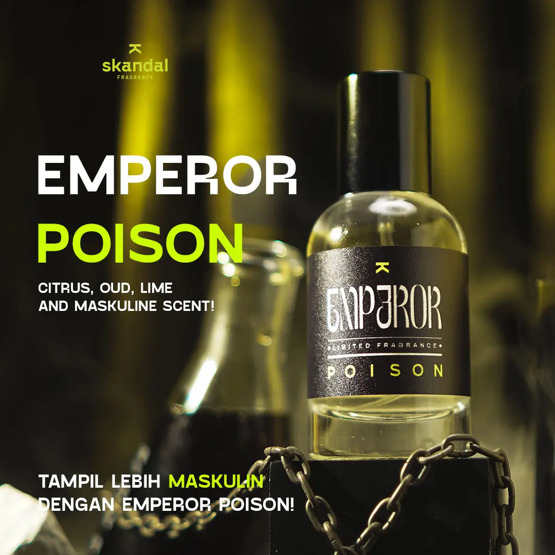 Skandal Parfum | EMPEROR Poison | 30ml | Parfum Viral | Parfume Pria