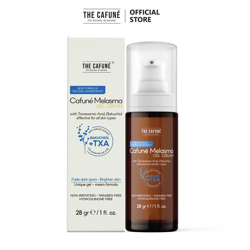 Kem Làm Mờ Thâm Nám, Tàn Nhang Và Đều Màu Da Tối Ưu Cafuné Melasma Gel Cream, 28G Skincare Chăm Sóc Da