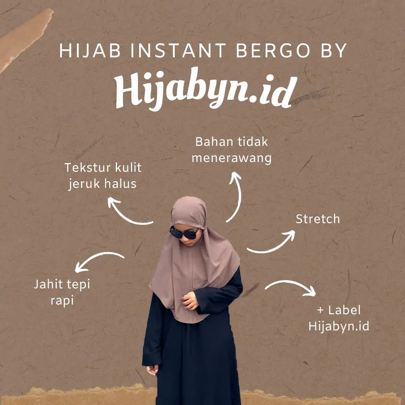 Hijab Bergo Premium || Instant Bergo 1