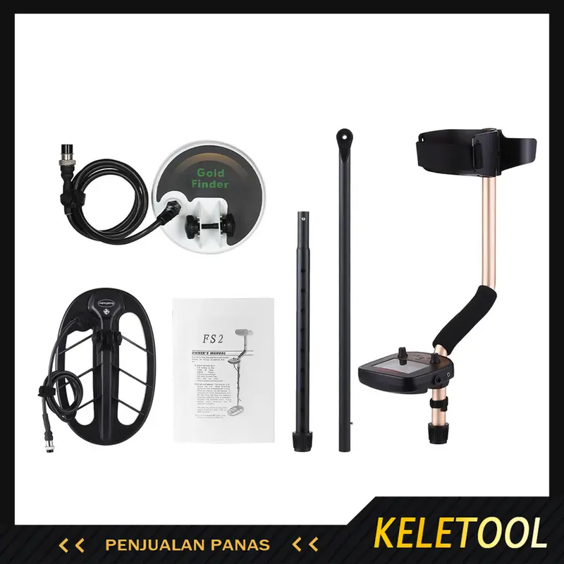 KELETOOL metal detector FS2 alat detektor logam emas bawah tanah  tlsms metal detector underground gold finder 3