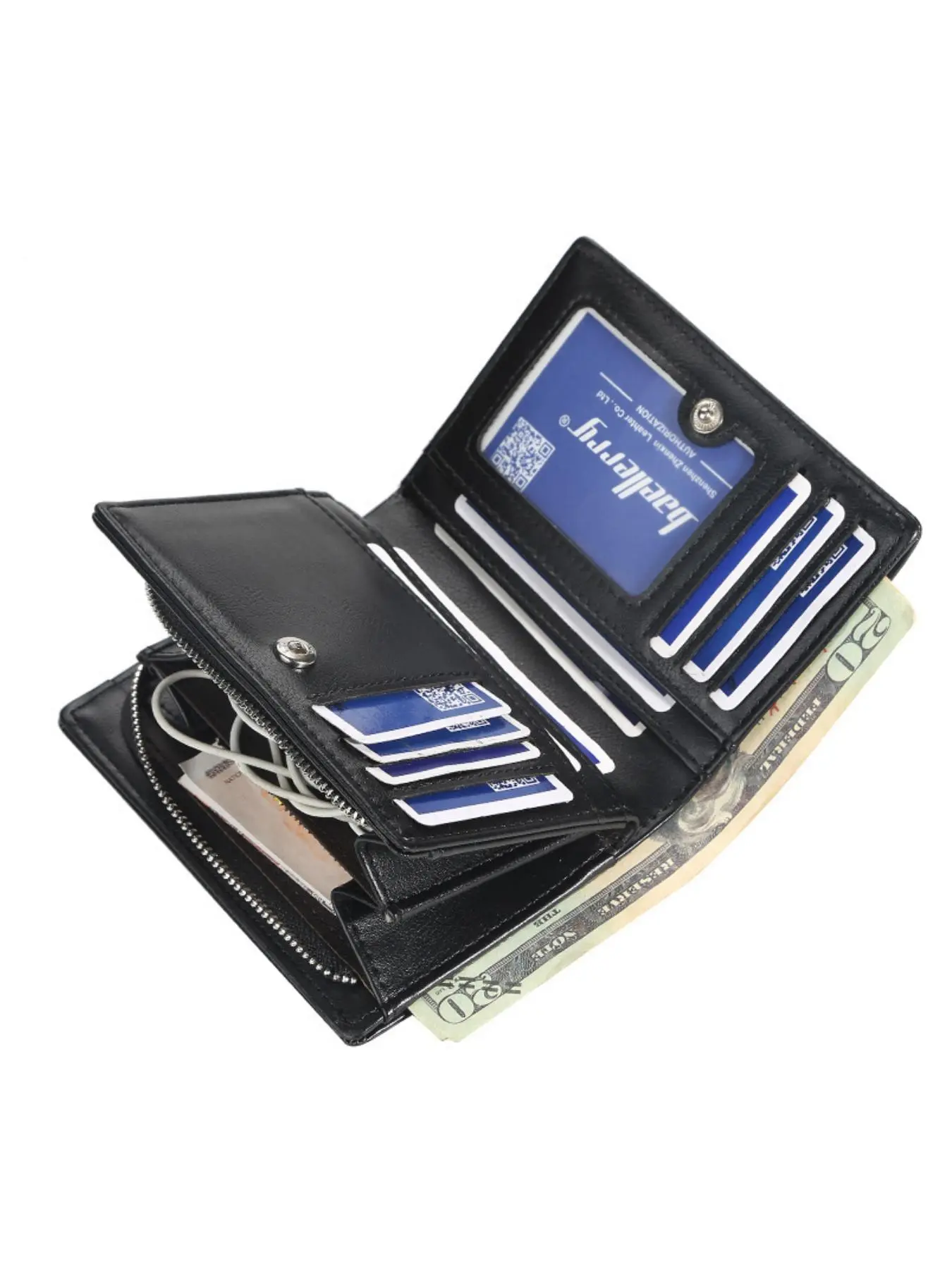 Men's Minimalist Plain Color Card Holder, Casual Trendy Short Wallet with Card Slots, Fashionable Wallet for Daily Use