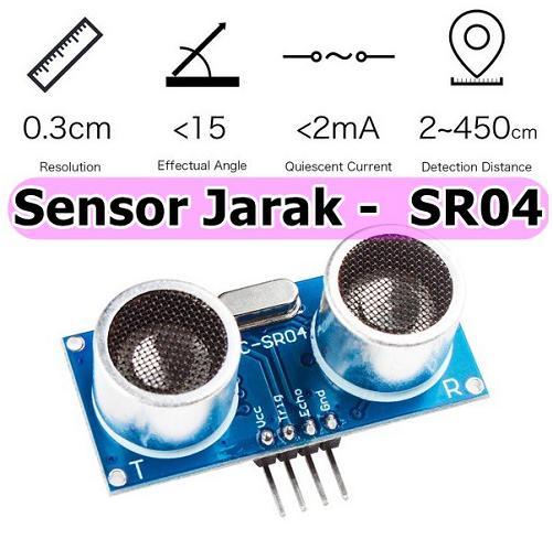 Gambar Kit Sensor Ultrasonic Module Pengukur Jarak Akurat Range Sensor HC-SR04 Pendeteksi Maling Bel Otomatis dari SINAR CERIA ELEKTONIK Kota Serang Tokopedia