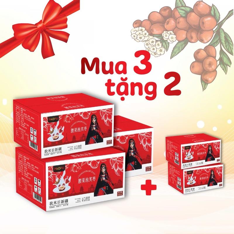 [MUA 3 TẶNG 2] Kẹo Táo đỏ kẹp sữa lạc đà nhân hạt điều thơm ngon béo ngậy hộp 300Gram (14-15 quả tuỳ cỡ) - An Nhi Food