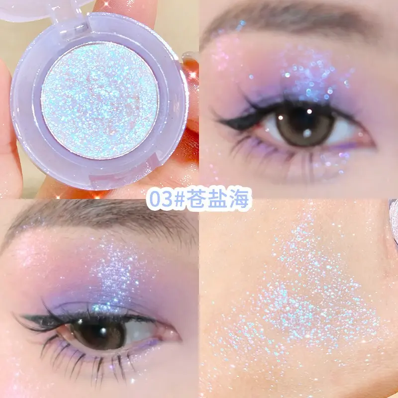 Nhũ Mắt Highlight Đơn Sắc Ánh Kim Cương Lấp Lánh Không Thấm Nước XiXi D559 2