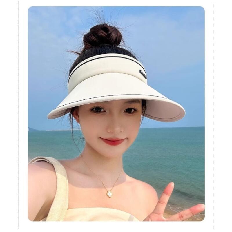 Product Introduction of Mũ Chống Nắng, Dành Cho Mùa Hè Của Phụ Nữ, Chống Tia UV, Dễ Phối Đồ, Vành Lớn, Gấp Gọn, Mũ Chống Nắng, Đầu Rỗng fitted  cap nón  chất 11
