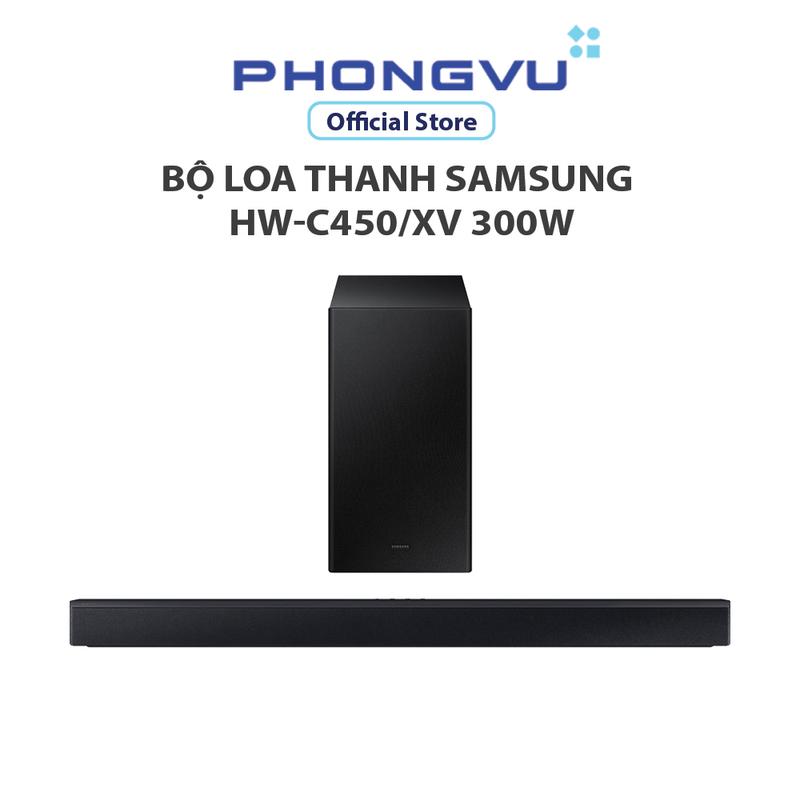 Bộ loa thanh Samsung HW-C450/XV 300W - Loa Nghe Nhạc Âm Thanh Rõ Nét Thiết kế đơn giản, sang trọng - Bảo hành 12 tháng Củ Loa