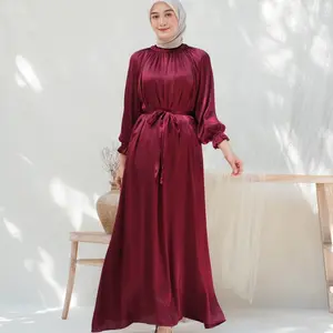 {ONLY DRESS} LUNA DRESS CRADENZA SILK SUTERA|DRESS TERBARU BAHAN CRADENZA SILK|BAJU BRIDESMAID KONDANGAN BY NR STORE Balon Karet • simpel