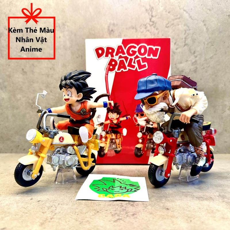  Mô Hình Dragonball Goku và Quy Lão Kame Đi Xe Siêu Nét- GaGaMoHinh Toy Đồ Chơi 