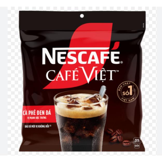 Cà Phê Đen Đá Nescafe Cafe Việt Bịch 35 Gói * 16G DATE luôn mới nhất mâu mới bao bì thay đổi theo nsx T4 2026