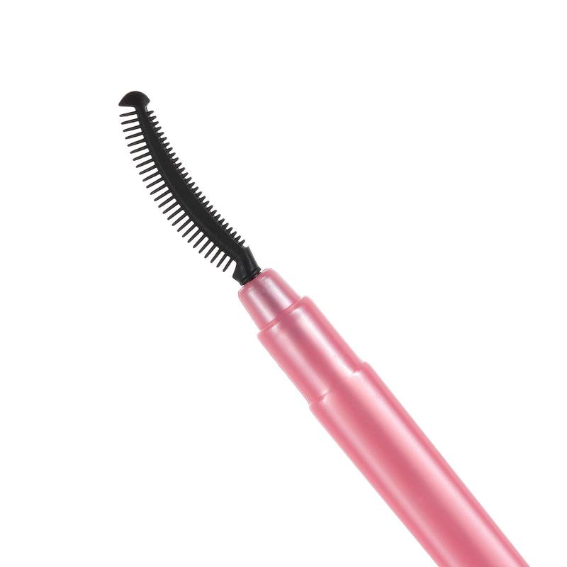 Product Introduction of ement Convenient Silicone Lash Brush Black Pink Eyelash Comb Mascara Eyelash Separator Put on Makeup 12