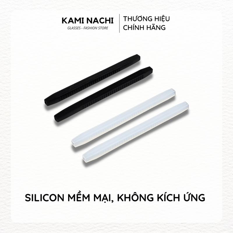 Miếng đệm làm êm tai cho kính bằng silicon siêu bền hình cây tăm chống trượt KAMI NACHI 4