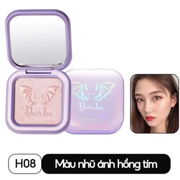 （Same style） [NHẬP KHẨU] Phấn Bắt Sáng Màu Sắc Lấp Lánh ZEESEA Highlight Pressed Powder 6g 7