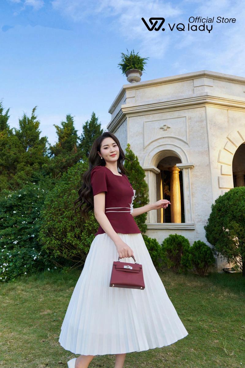 Product Introduction of Áo Thiết Kế Peplum QA3 kết hoa sang chảnh, quyến rũ, đi tiệc, đi chơi, đi làm. Nữ Women 9