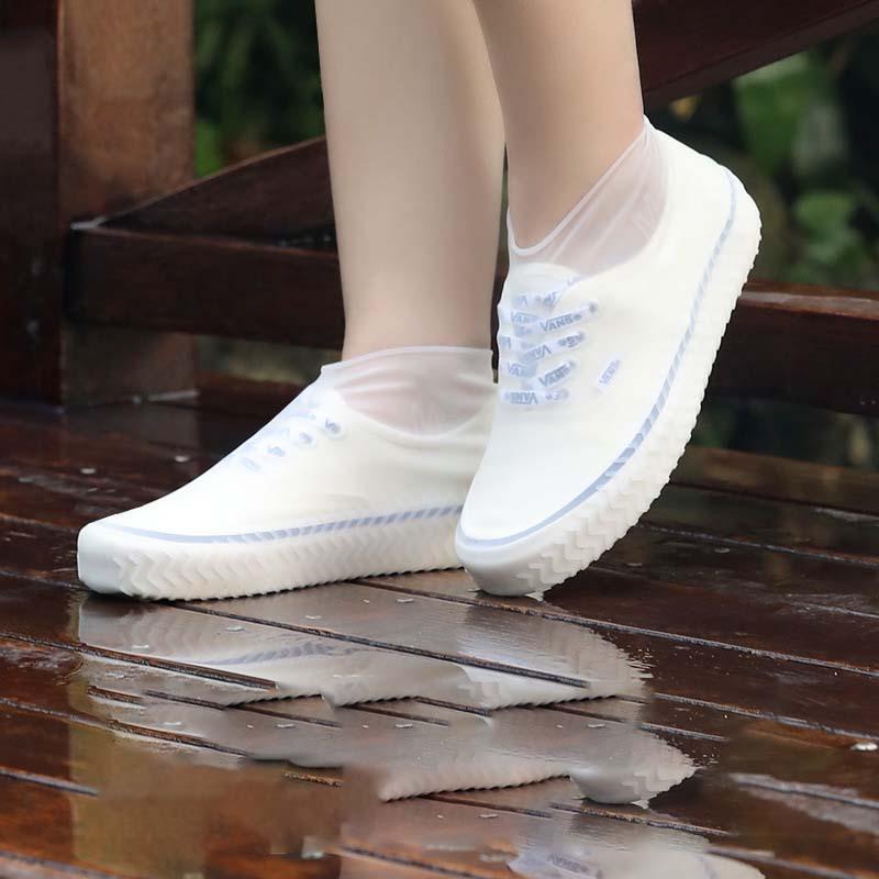 Product Introduction of Reusable Waterproof Shoe Cover, 1 Pair Non-slip Rain Boots Cover, Shoe Protector for Outdoor, Travel, Camping, Hiking, Fishing, Boating, Cleaning 5