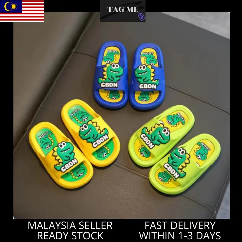 Kasut Budak Lelaki Perempuan  Kid Bear Slipper Kid Shoes  TMKS18