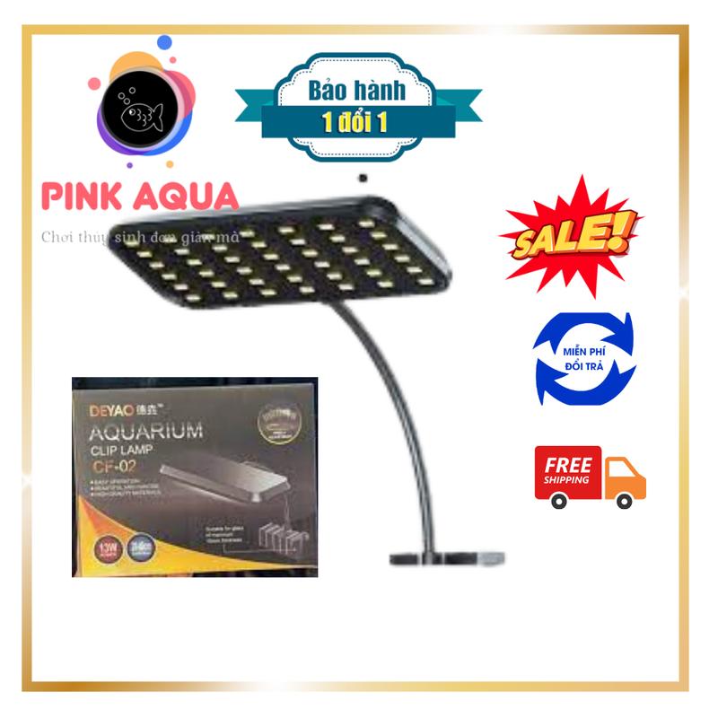 Đèn Led Kẹp RGB DEYAO CF 02 Đỏ Cá Không Đỏ Nước Cho Bể Cá Cảnh, Bể Thủy Sinh