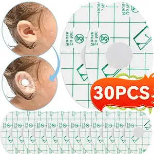 30PCS Pelindung Telinga Tahan Air Untuk Bayi Anak-anak, Penutup Telinga Sekali Pakai Untuk Berenang, Stiker Telinga Untuk Mandi