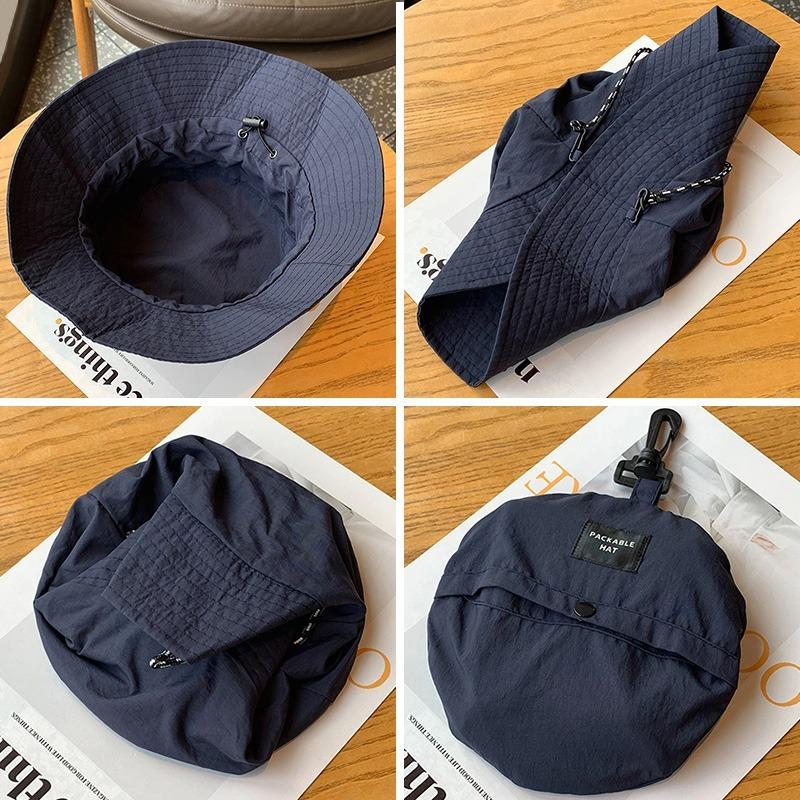 Product Introduction of Quick-Dry Waterproof Bucket Hat Summer Foldable Hold Storage Bag Fisherman Hats For Men Women Thin Sunscreen Basin Cap 21