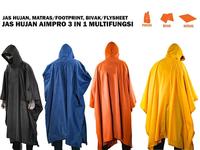 Gambar Jas Hujan Ponco AIMPRO 3 In 1 Bisa Jadi Bivak / Matras / Jas Hujan - Raincoat - Rain coat - flysheet dari AIMPRO INDONESIA Kota Administrasi Jakarta Timur 1 Tokopedia