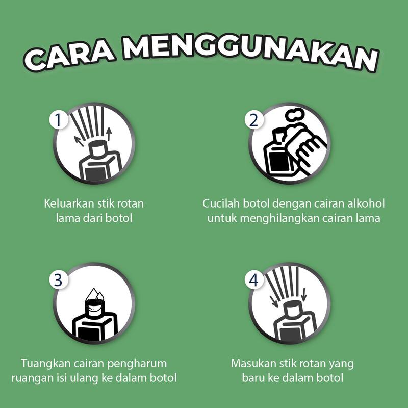 Bayfresh Reed Diffuser Refill Pengharum Ruangan 3