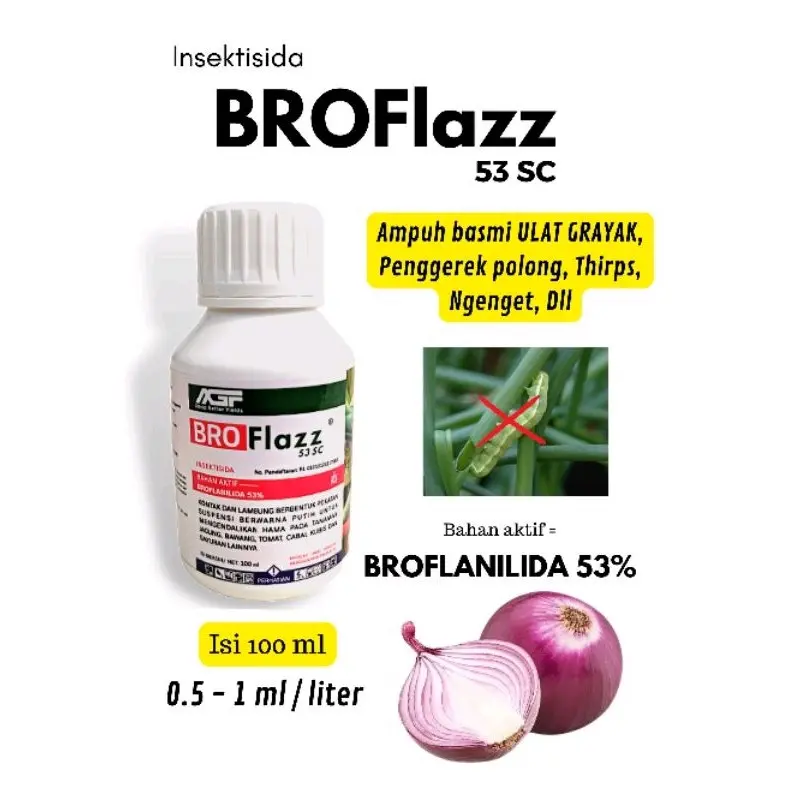 COD inteksida broflazz 53 sc mengatasi ulat grayak dan ulat dll Cair Tanaman