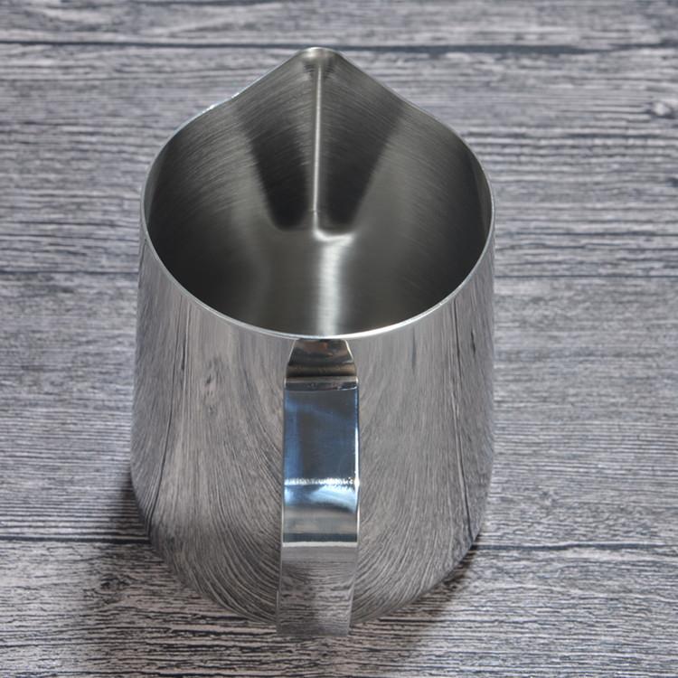 Product Introduction of 350/600ml Milk Jugs Fashion Stainless Steel Milk Craft Milk Frothing Pitcher Coffee Latte Frothing Art Jug Pitcher Mug Cup 2