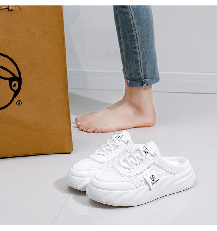 Product Introduction of Summer New Slip-on Sandals Women's Outer Wear Ins Fashion Platform Slippers Retro Casual Beach Kt2633 11