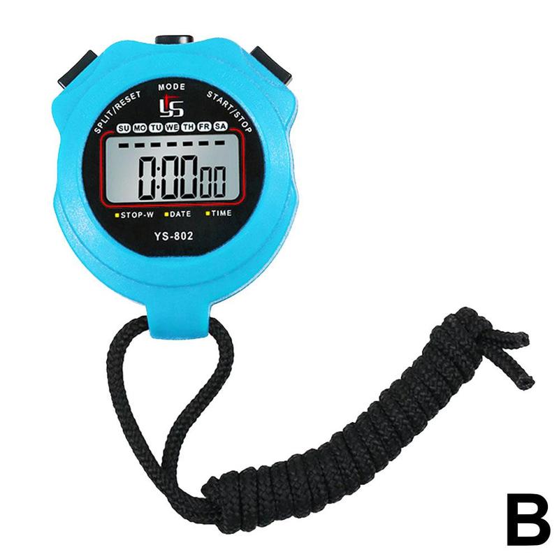 Product Introduction of Digital Stopwatch Sports Alarm Clock Running Timer And Code Referee Track Table Fitness W9E6 31