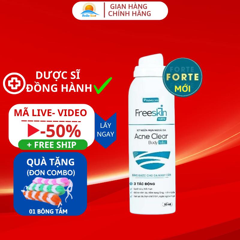 Xịt Mụn Lưng Viêm Nang Lông Freeskin 80ml